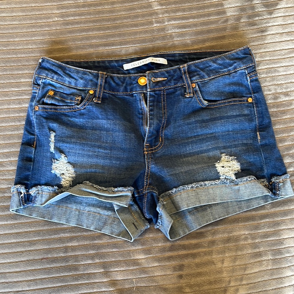 Celebrity Pink mid rise jean shorts - Size 5/27 - Good condition